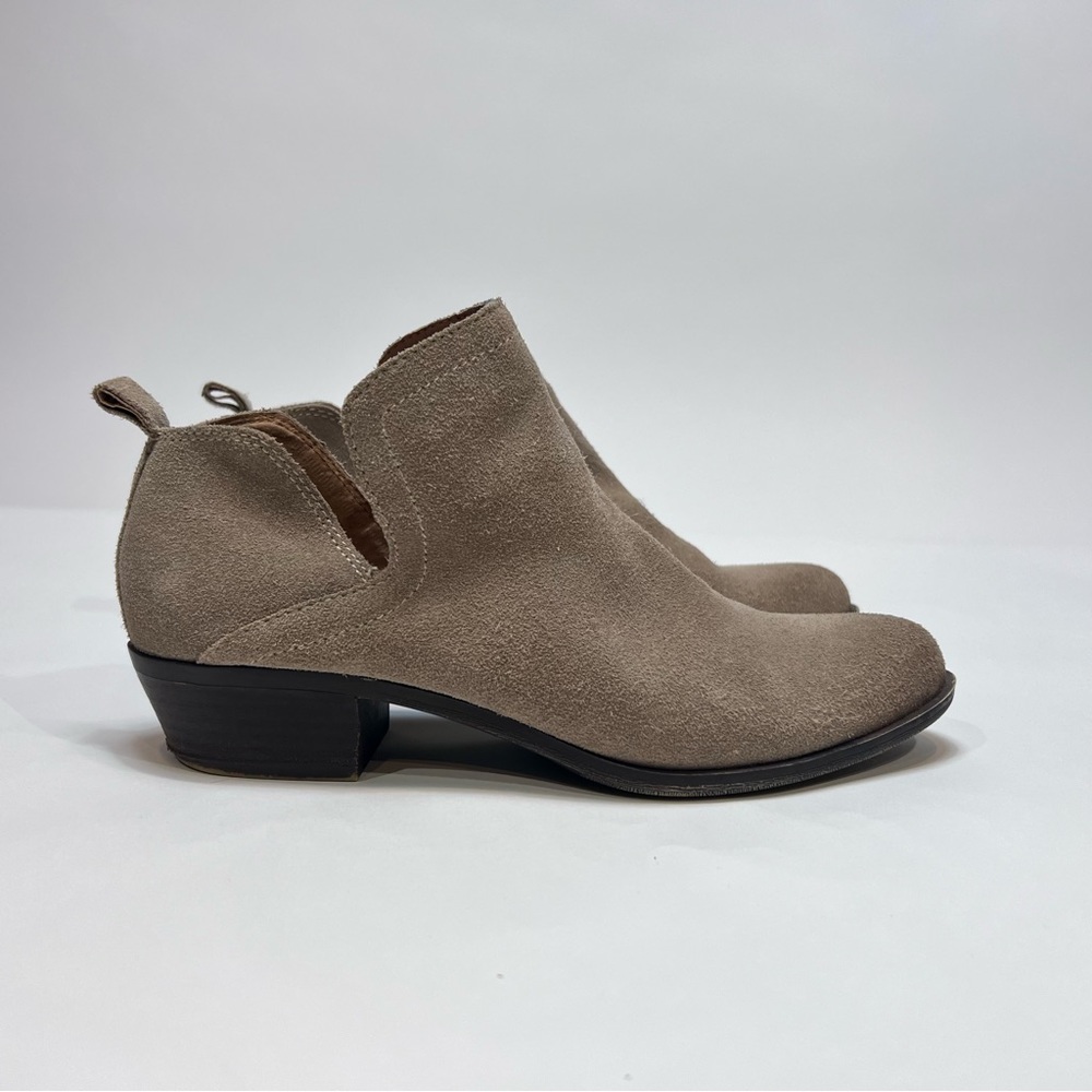 Lucky Brand Women's Bollo Stonerock Suede Ankle Booties